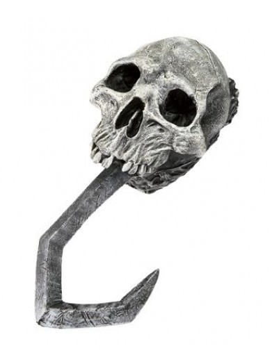 Пиратский крюк с черепом