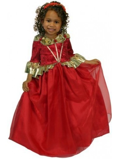 Платье королевы рубиновое фото