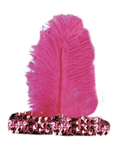 Розовая повязка на волосы