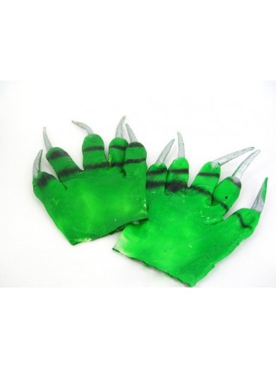Руки зеленые с когтями 1 фото