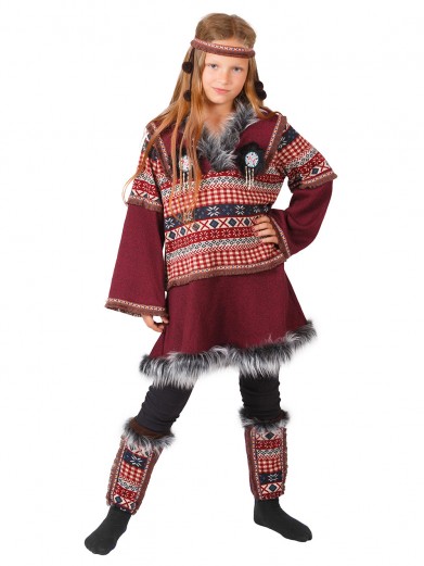 Северный костюм Ханты для девочки