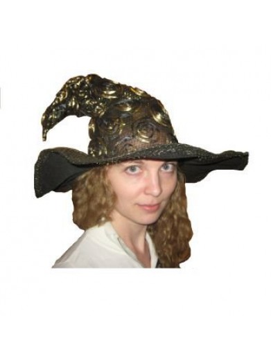 Шляпа ведьмочки золотая