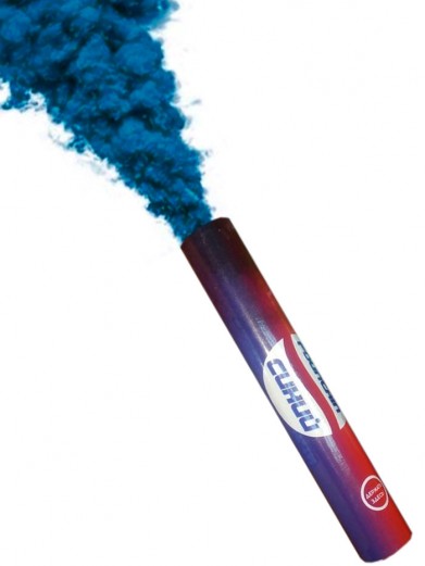 Синий цветной дым 60 сек для фотосессий