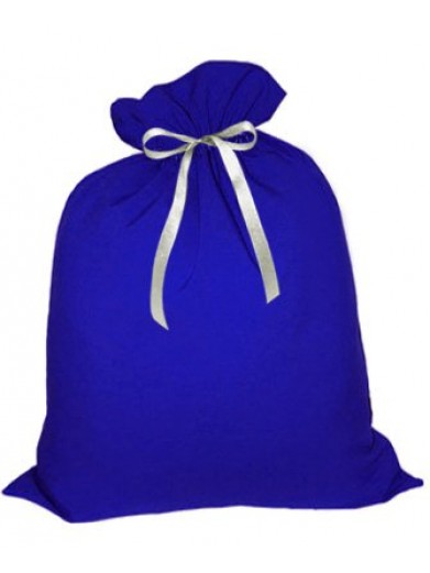 Синяя упаковка для новогодних подарков