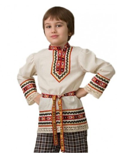 Славянский костюм Рубашка вышиванка фото