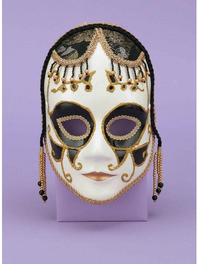 Венецианская маска белая фото