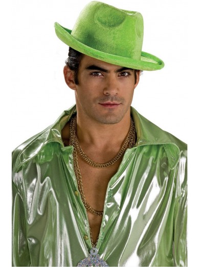 Зеленая гангстерская шляпа