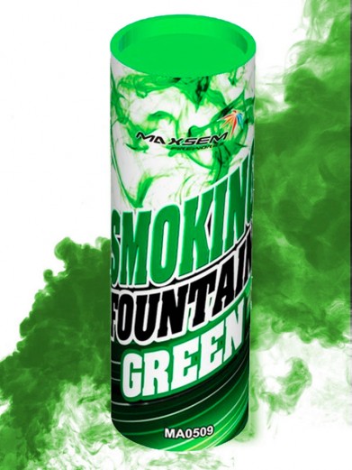 Цветной дым зелёный, заряд 1,75 дюйма, МАКСИ, очень высокая интенсивность, 30 сек, 11,5 см 4096322
