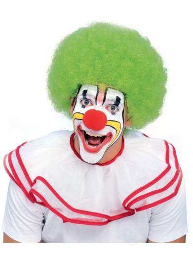 Зеленый парик клоуна