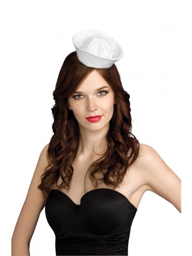 Женская мини-шапочка морячки фото