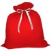 Большой подарочный мешок Деда Мороза красный