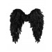 Черные крылья ангела 60 х 57 см