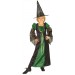 Детский костюм сияющей зеленой ведьмочки