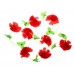 Гавайская гирлянда Цветы красные