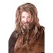 Каштановый парик и борода викинга