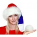 Новогодняя шапка Деда Мороза Флаг России