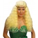 Объемный парик русалки блондинки