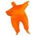 Оранжевый надувной костюм