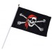 Пиратский флаг Веселый Роджер 16 х 23 см