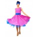 Платье Стиляги в стиле 50-х розовое для девушки