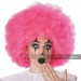 Розовый парик клоуна