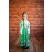 Народный зеленый сарафан для девочки